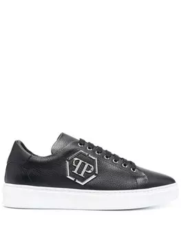 Philipp Plein кеды с логотипом Hexagon, черный