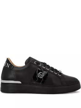 Philipp Plein кеды с логотипом Hexagon, черный
