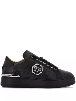 Philipp Plein кеды с монограммой, черный