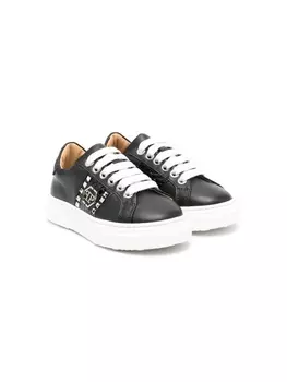 Philipp Plein кеды с заклепками-шипами, черный