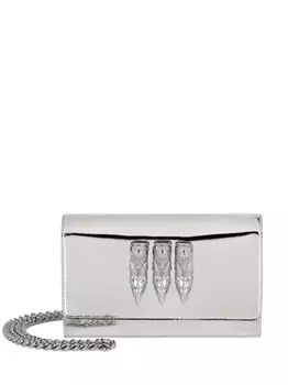 Philipp Plein клатч Mirror, серебристый