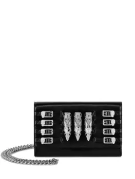 Philipp Plein клатч с пряжкой, черный