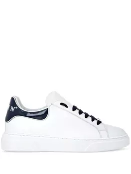 Philipp Plein кроссовки Big Bang Runner на шнуровке, белый