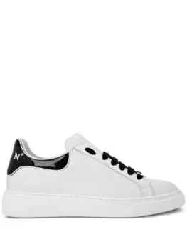 Philipp Plein кроссовки Big Bang Runner на шнуровке, белый