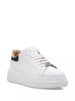 Philipp Plein кроссовки кожаные Lo-Top, белый