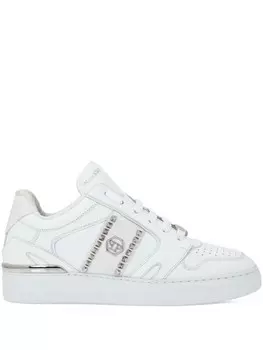 Philipp Plein кроссовки на шнуровке, белый