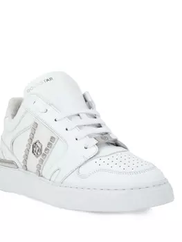 Philipp Plein кроссовки на шнуровке, белый