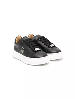 Philipp Plein кроссовки на шнуровке, черный