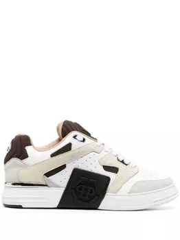 Кроссовки Philipp Plein Phantom Street, белый/черный/коричневый