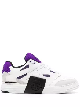 Кроссовки Philipp Plein Phantom Street, белый/черный/фиолетовый