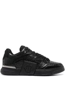 Philipp Plein кроссовки Python, черный