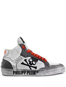 Philipp Plein кроссовки Retrokickz TM со вставками, белый