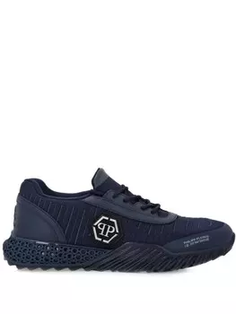 Philipp Plein кроссовки Runner Hexagon, синий дубль