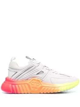 Кроссовки Philipp Plein Runner Rainbow, белый/мультиколор