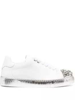 Кроссовки Philipp Plein with Crystals, белый/серебристый