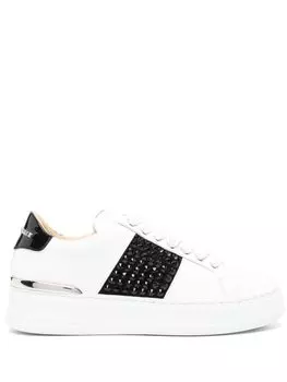 Кроссовки Philipp Plein Crystals, белый/черный