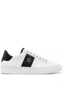Philipp Plein кроссовки с логотипом, белый