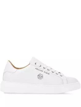 Philipp Plein кроссовки с логотипом, белый
