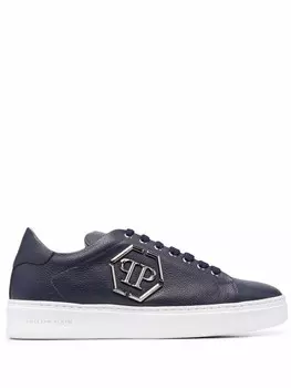 Philipp Plein кроссовки с логотипом Hexagon, синий