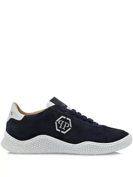 Кроссовки Philipp Plein With Logo, темно-синий/белый
