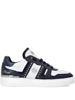 Philipp Plein кроссовки с заклепками, синий