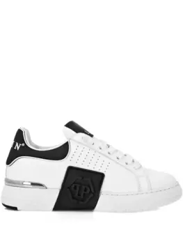 Philipp Plein кроссовки со вставками, белый