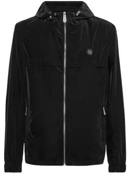 Philipp Plein куртка Camouflage с логотипом, черный