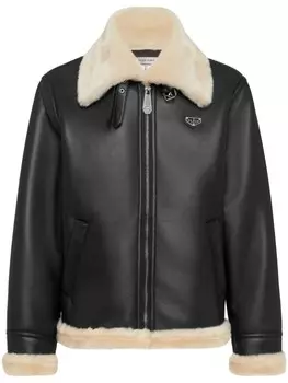 Philipp Plein куртка Eco из овчины, черный