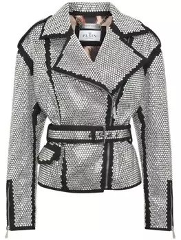 Philipp Plein куртка с кристаллами, черный