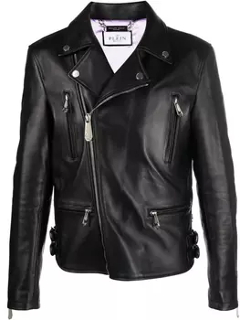 Philipp Plein куртка с логотипом, черный