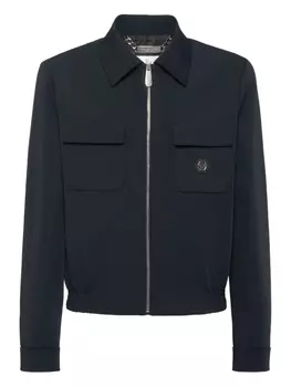 Philipp Plein куртка с логотипом, синий