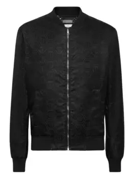 Philipp Plein куртка с узором, черный