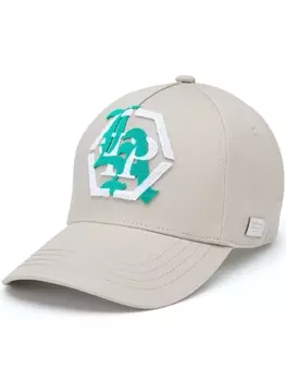 Philipp Plein logo-appliqu baseball cap, нейтральный цвет