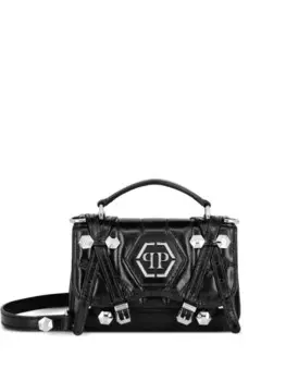 Philipp Plein маленькая сумка-тоут Hexagon, черный