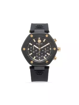 Philipp Plein наручные часы Hexagon Chrono 42 мм, черный