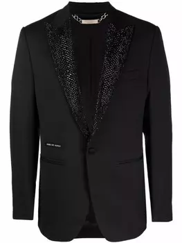 Philipp Plein однобортный пиджак Lord Fit, черный