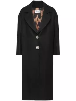 Philipp Plein пальто с декором Skull, черный