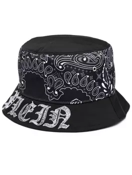 Philipp Plein панама с принтом, черный