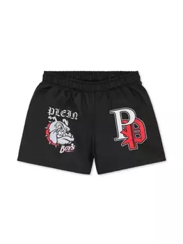 Philipp Plein плавки-шорты с логотипом, черный