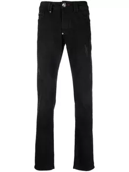Philipp Plein прямые джинсы, черный