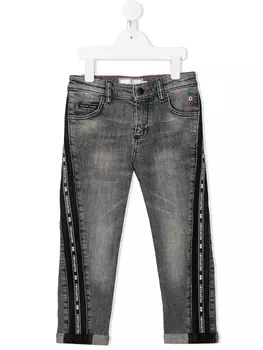 Philipp Plein прямые джинсы Iconic Plein, серый