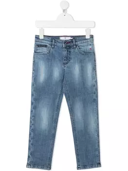 Philipp Plein прямые джинсы Iconic Plein, синий