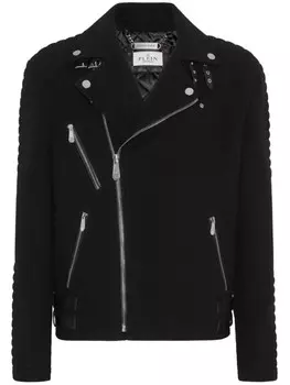 Philipp Plein пуховик с логотипом, черный