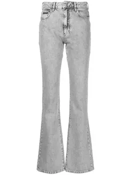 Philipp Plein расклешенные джинсы, серый