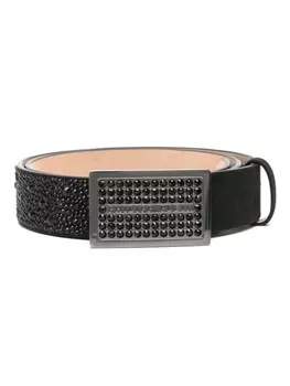 Philipp Plein ремень с кристаллами, черный