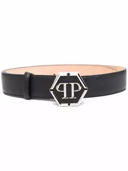 Philipp Plein ремень с логотипом, черный