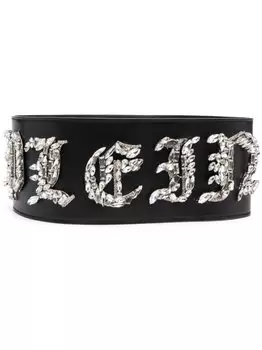 Philipp Plein ремень с логотипом, черный