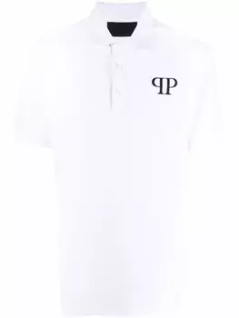 Philipp Plein рубашка поло Iconic Plein, белый