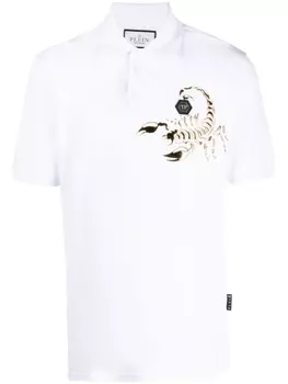 Philipp Plein рубашка поло Scorpion, белый