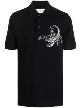 Philipp Plein рубашка поло Scorpion, черный
